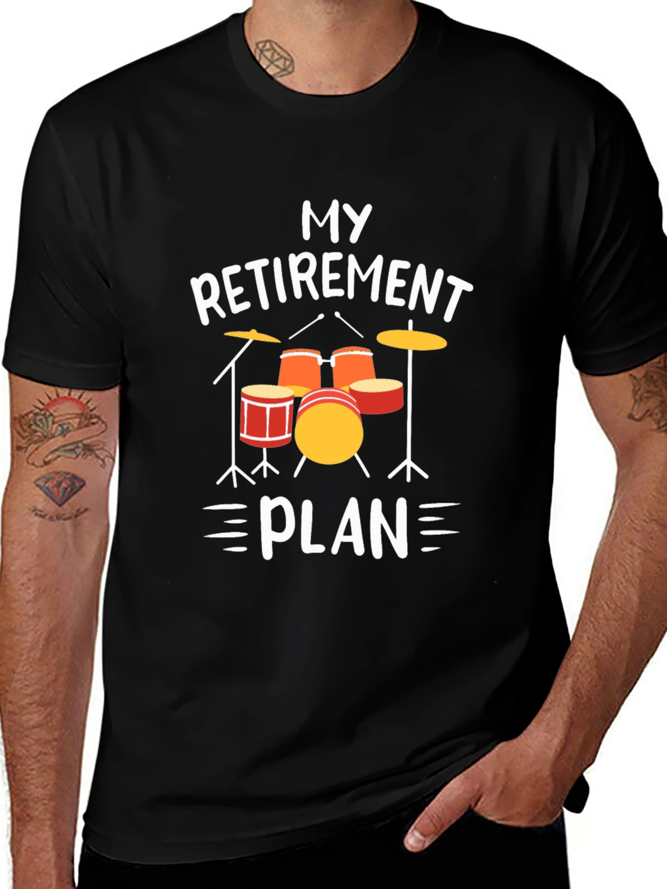 My Retirement Plan Drum Set T-Shirt