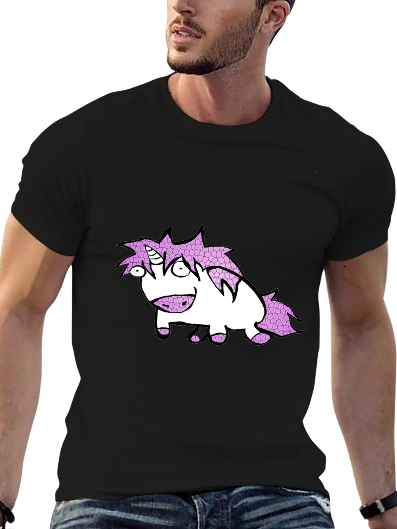 Unicorn Cartoon Graphic Tee