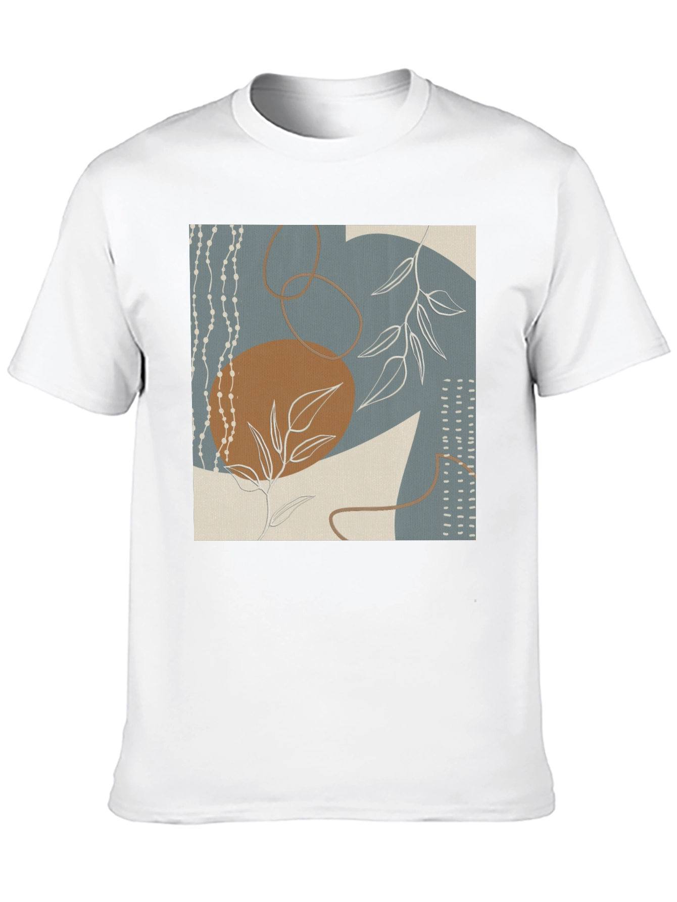 Abstract Art Print Black Tee