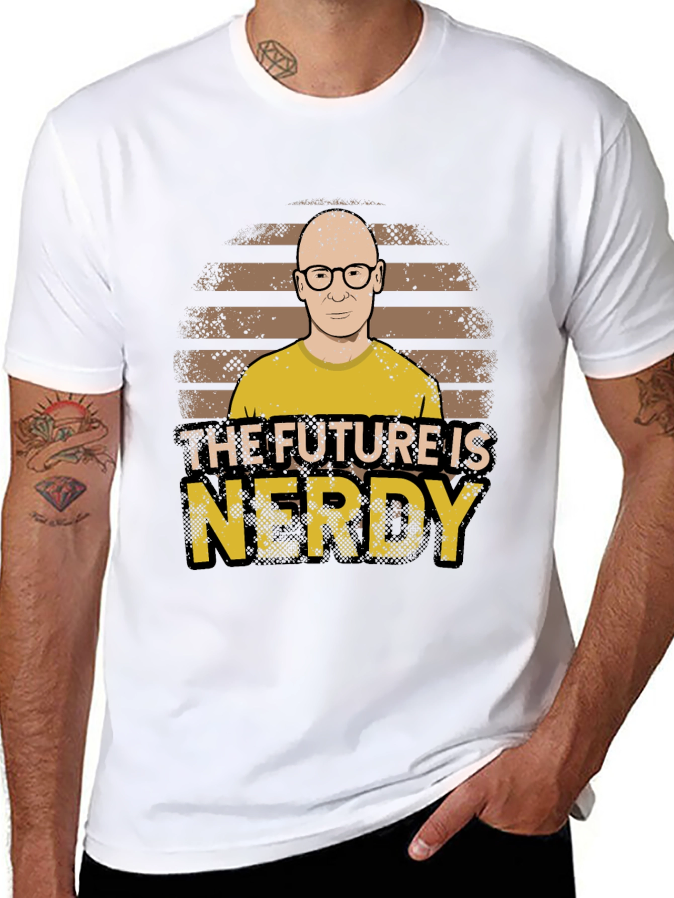 The Future is Nerdy Graphic T-Shirt
