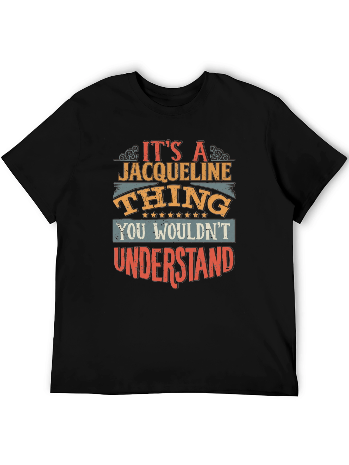 Jacqueline Thing Graphic T-Shirt - Unique Personalized Tee