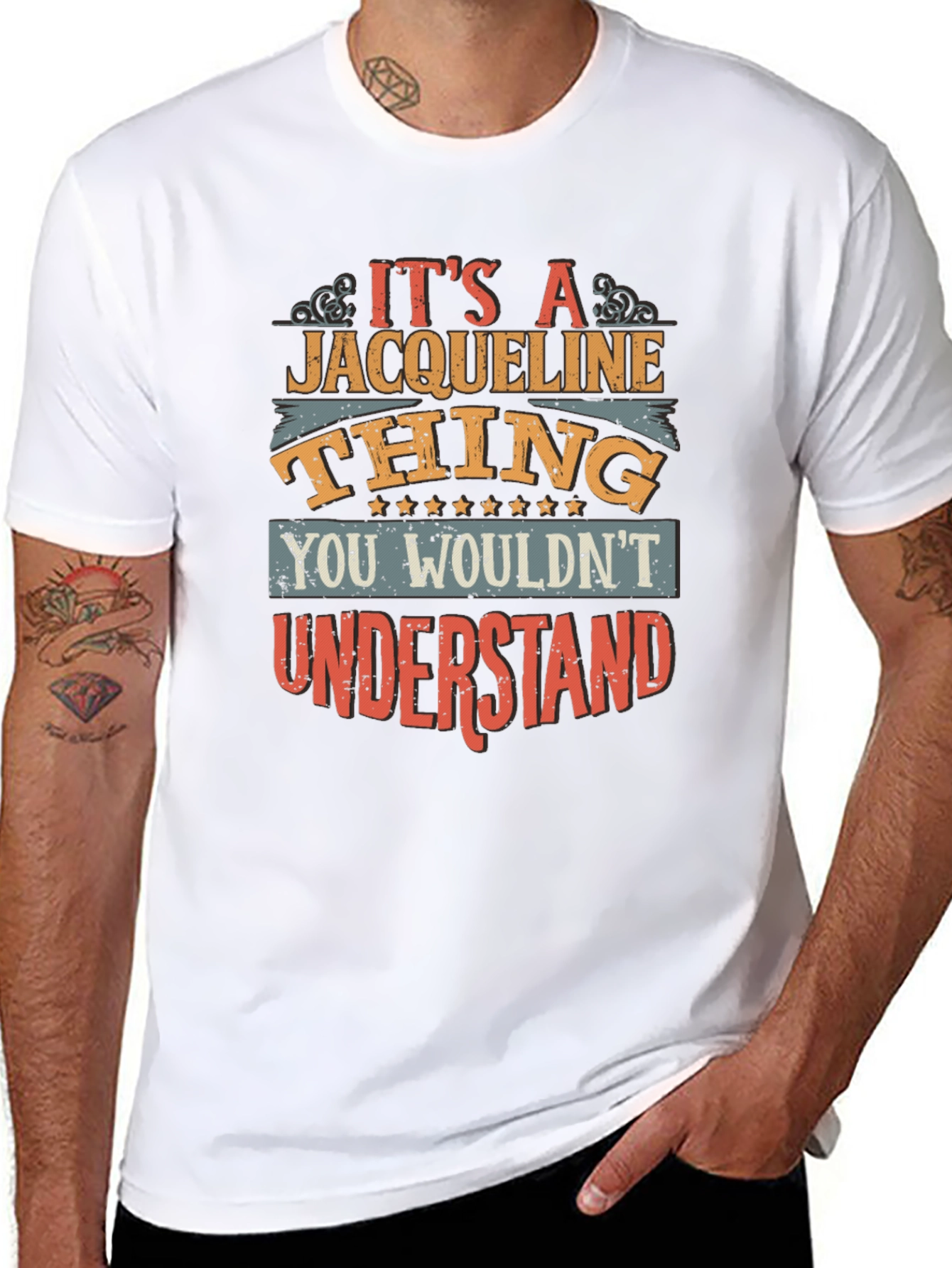 Jacqueline Thing Graphic T-Shirt - Unique Personalized Tee
