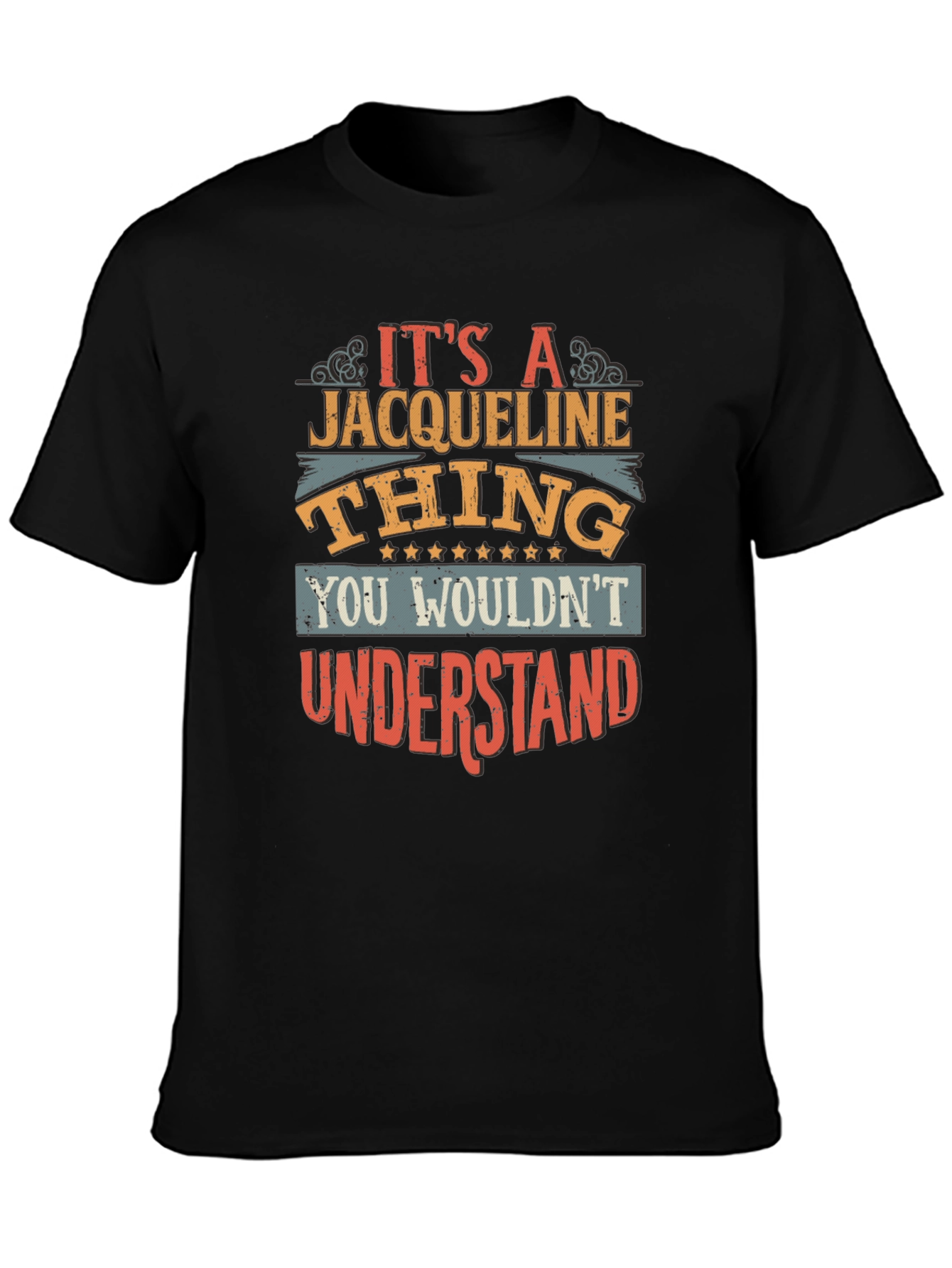 Jacqueline Thing Graphic T-Shirt - Unique Personalized Tee