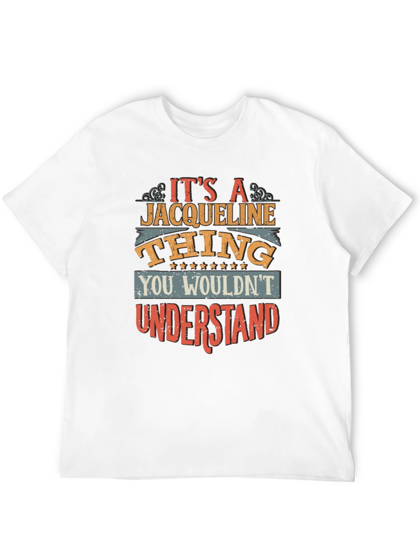 Jacqueline Thing Graphic T-Shirt - Unique Personalized Tee