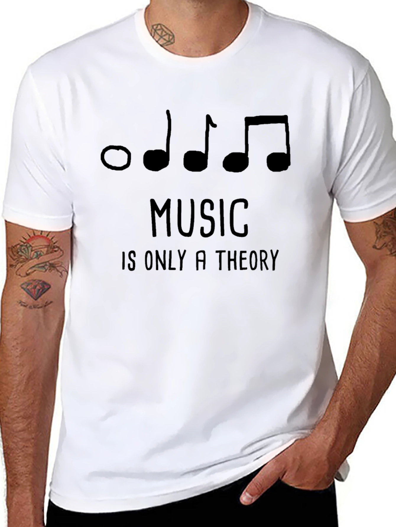 Music Theory T-Shirt - Novelty Graphic Tee