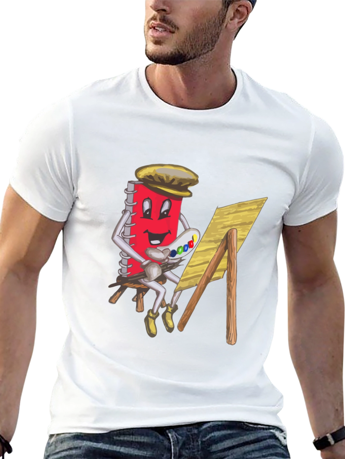 Artist Notebook Graphic Tee - Unisex Black T-Shirt