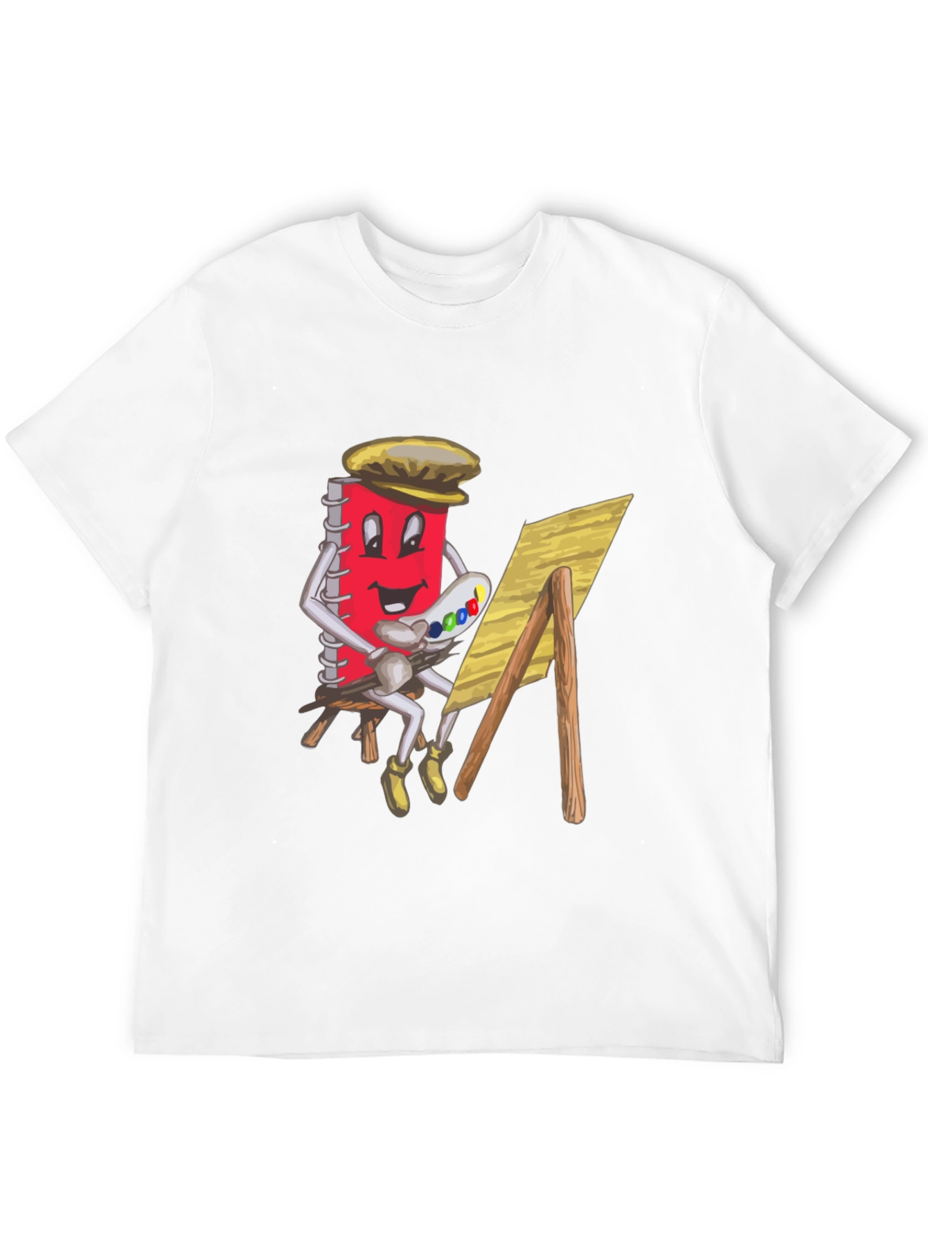 Artist Notebook Graphic Tee - Unisex Black T-Shirt