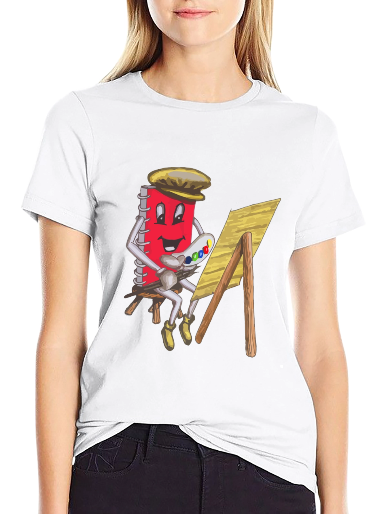 Artist Notebook Graphic Tee - Unisex Black T-Shirt