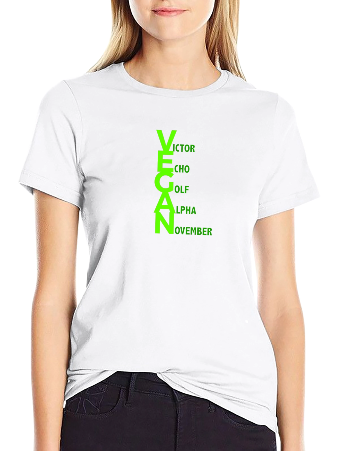 Vegan T-Shirt - Funny Acronym Design - Unisex