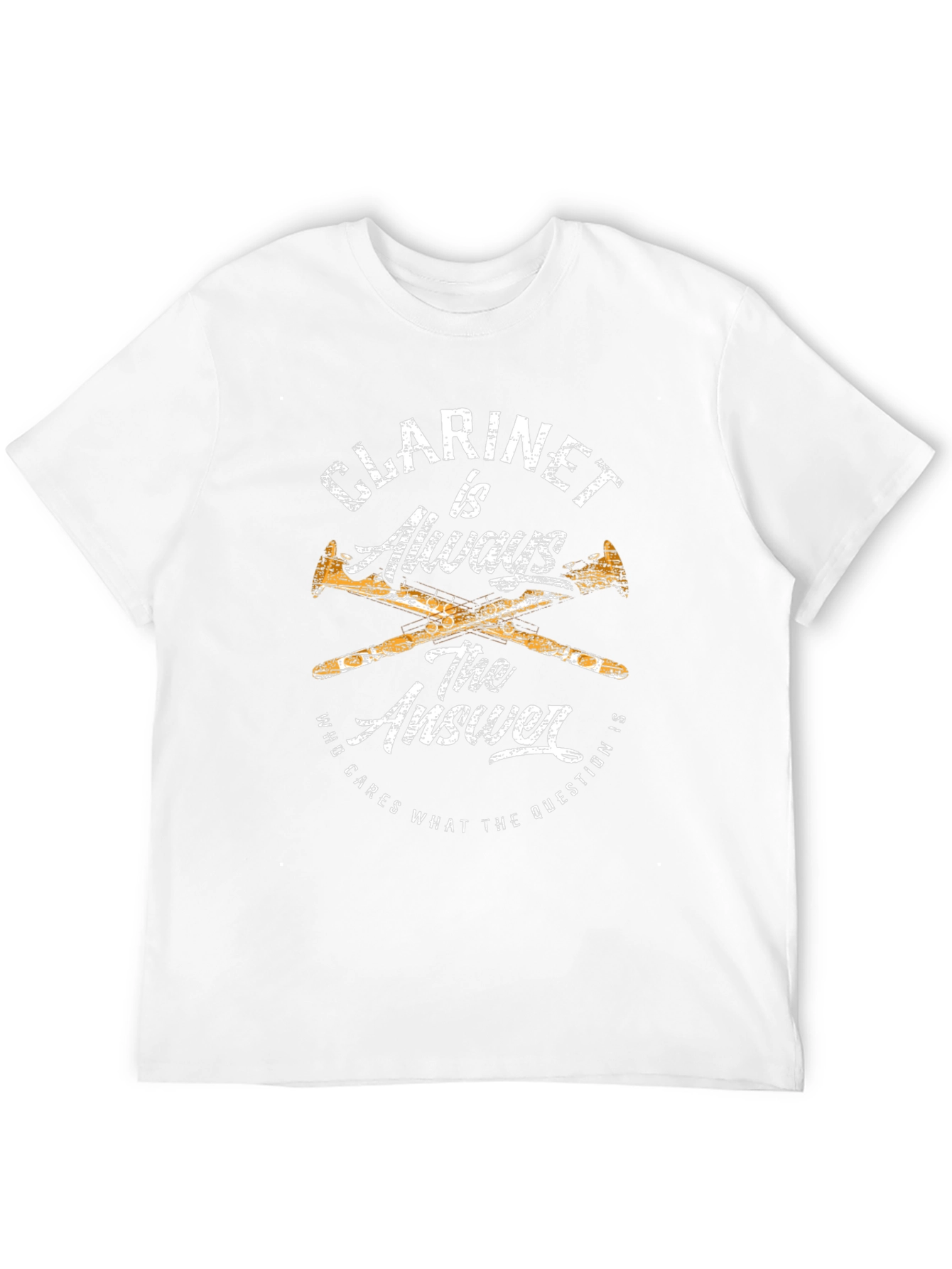 Clarinet Always The Answer Graphic T-Shirt