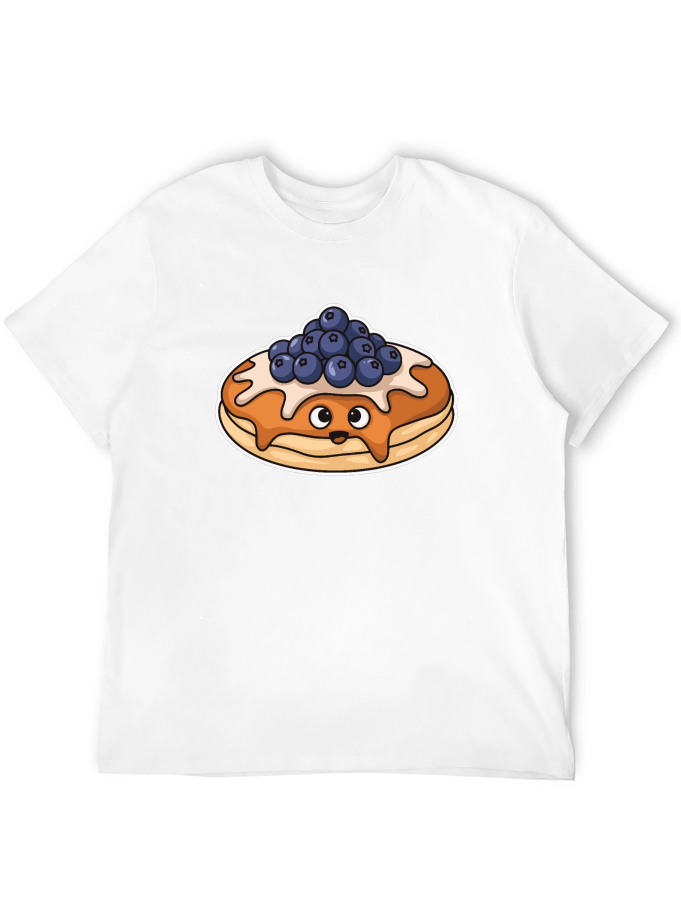 Pancake Graphic T-Shirt - Cute Food Tee