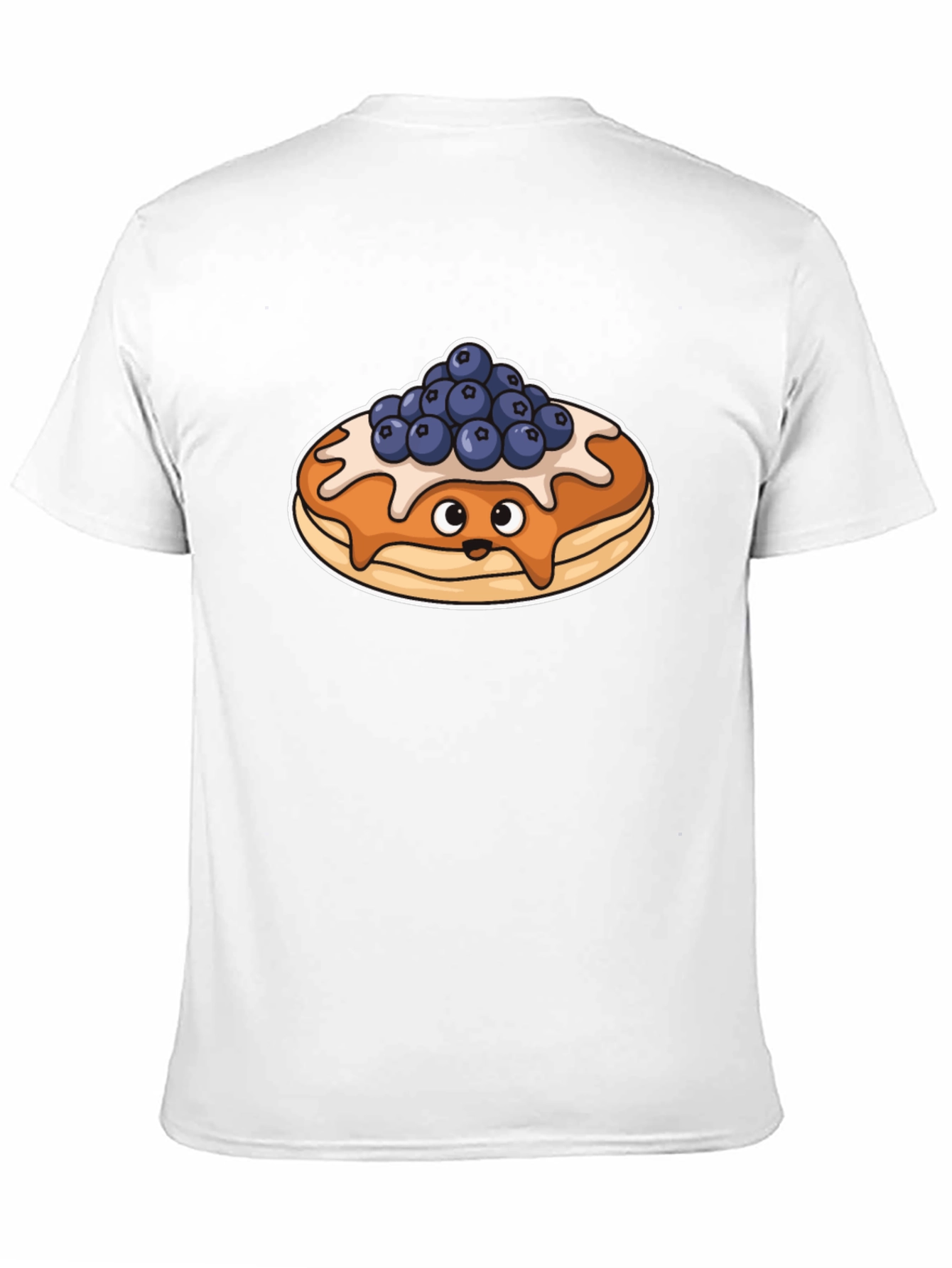 Pancake Graphic T-Shirt - Cute Food Tee
