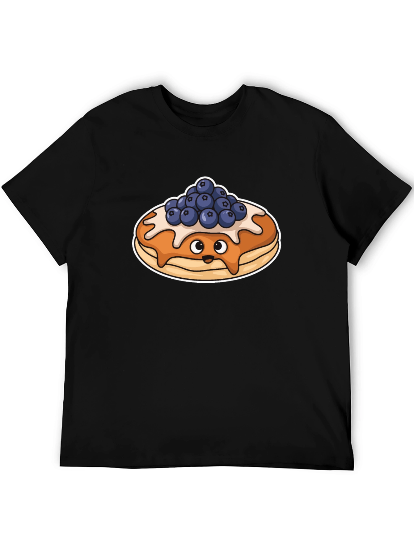 Pancake Graphic T-Shirt - Cute Food Tee