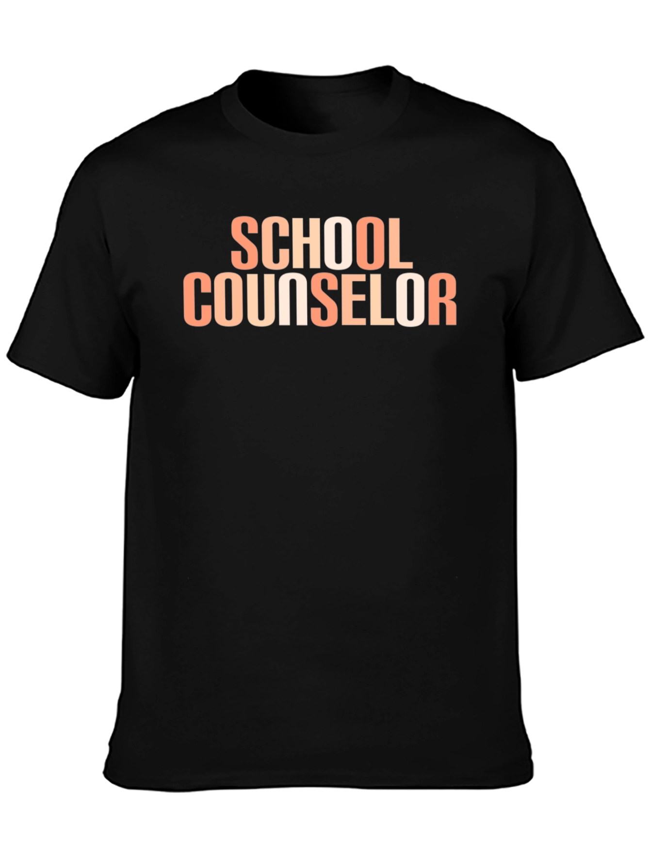 School Counselor Graphic T-Shirt - Black