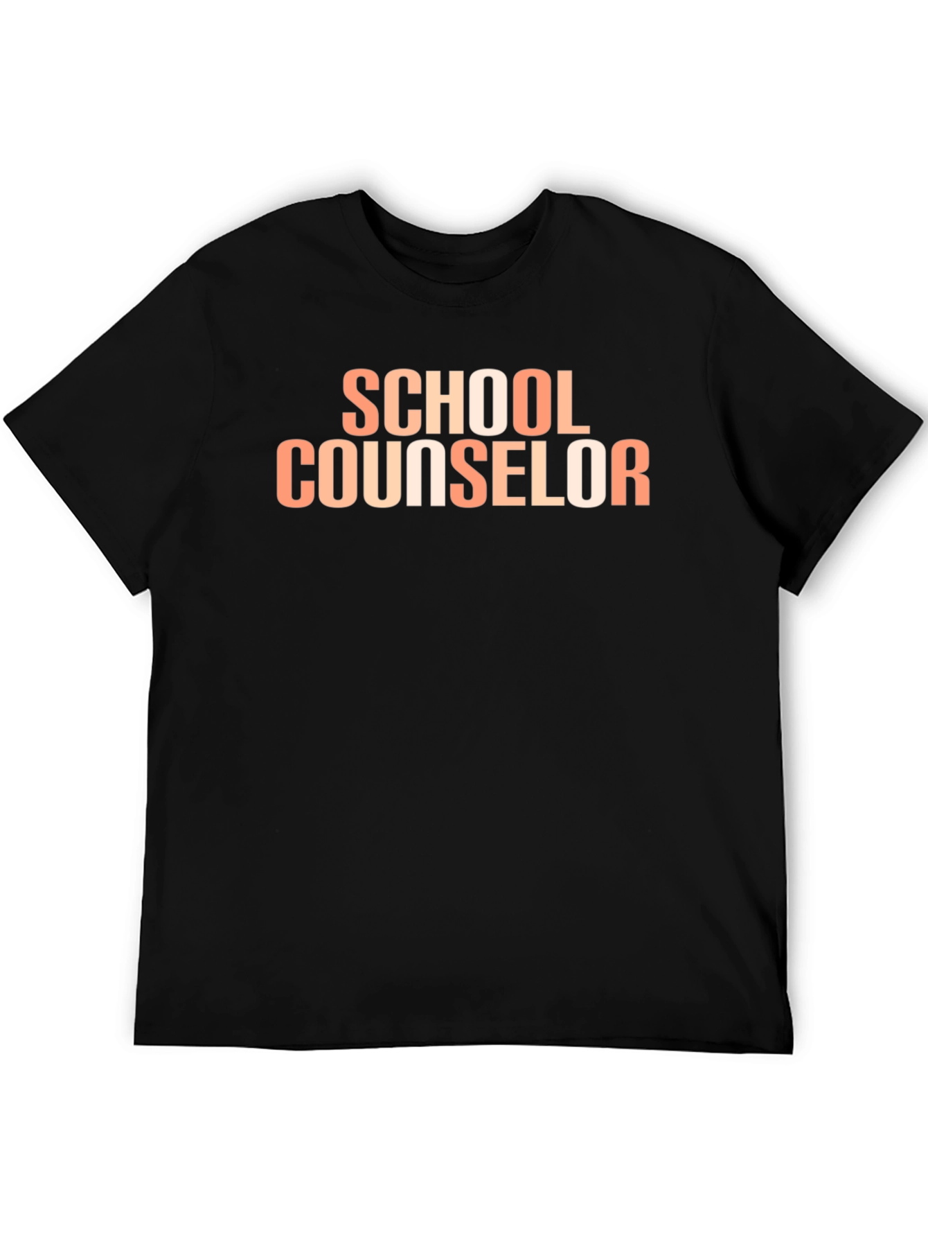 School Counselor Graphic T-Shirt - Black