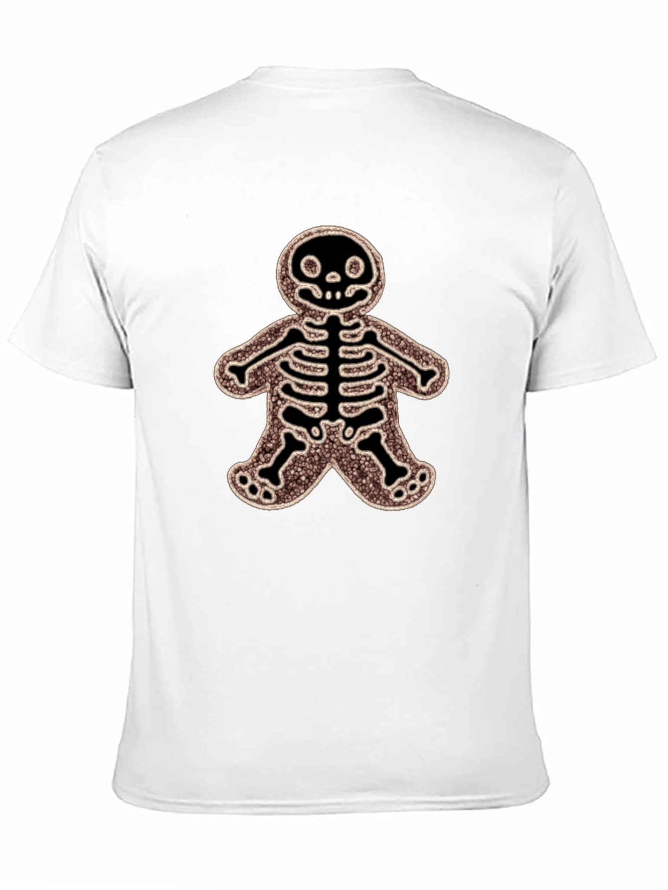 Gingerbread Skeleton Black T-Shirt