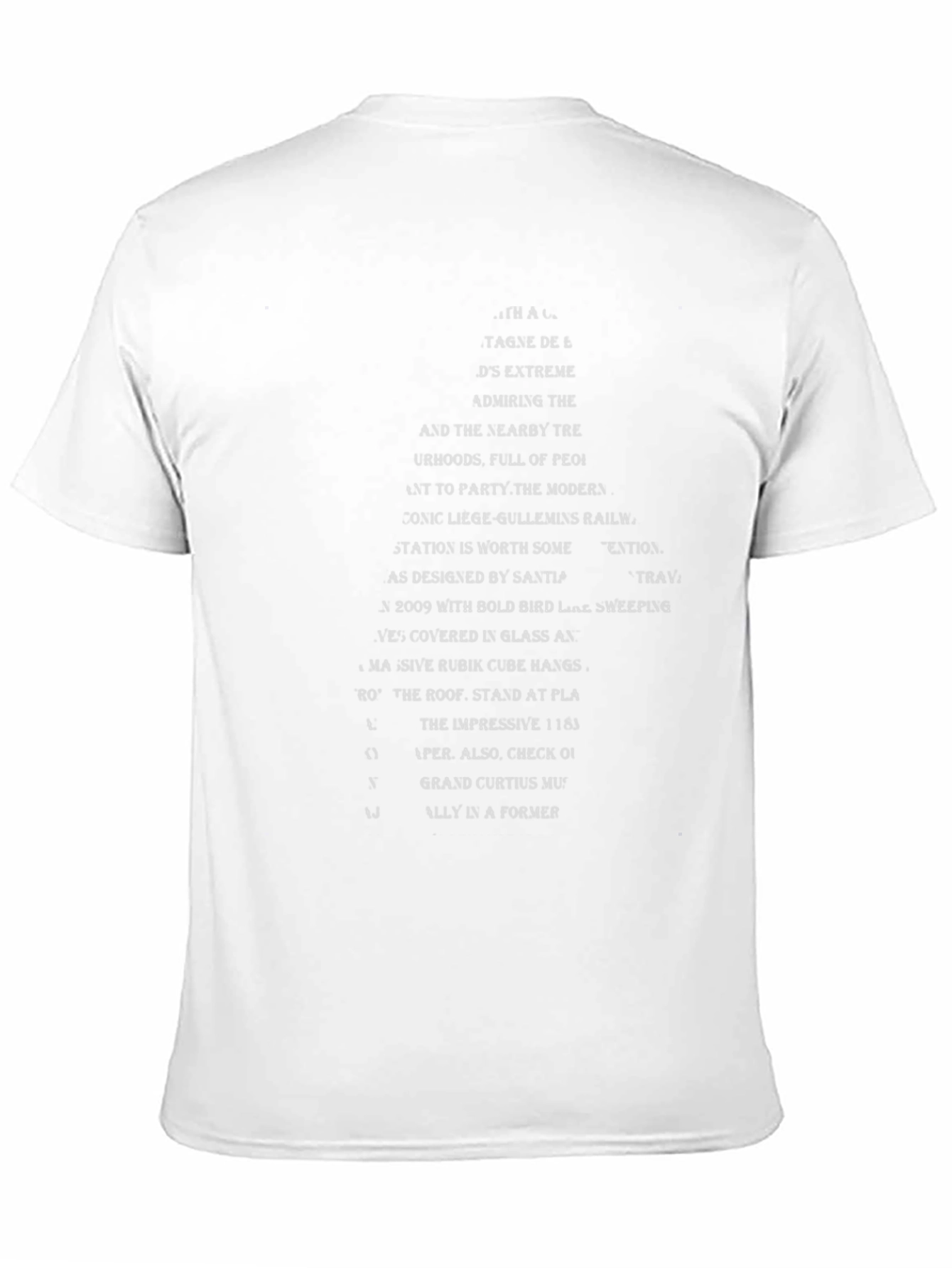 Modern Art Text Graphic T-Shirt - Black