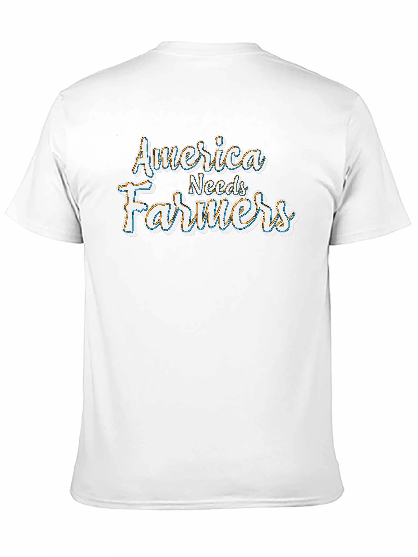 America Needs Farmers Graphic T-Shirt