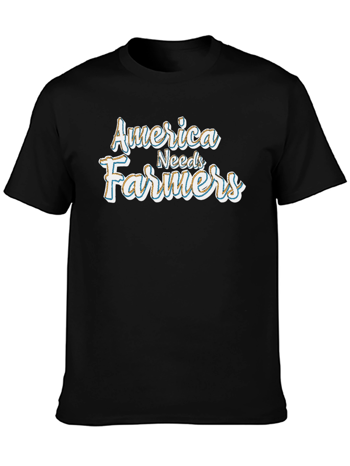 America Needs Farmers Graphic T-Shirt