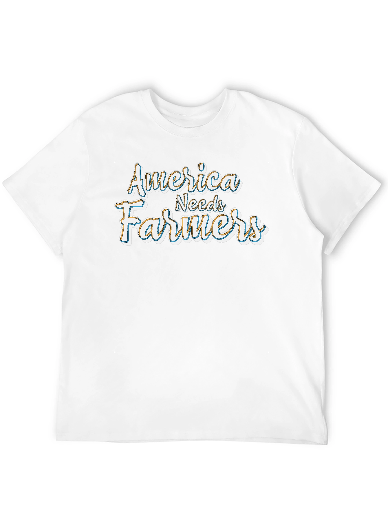 America Needs Farmers Graphic T-Shirt