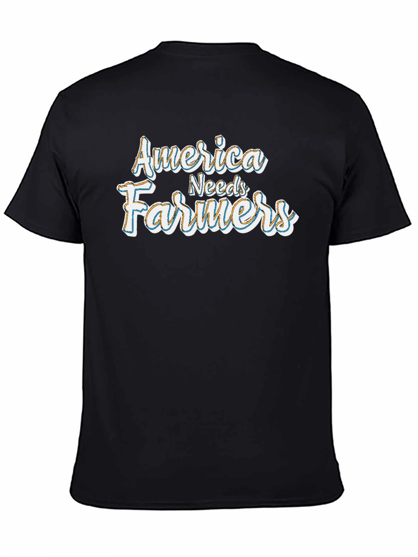 America Needs Farmers Graphic T-Shirt