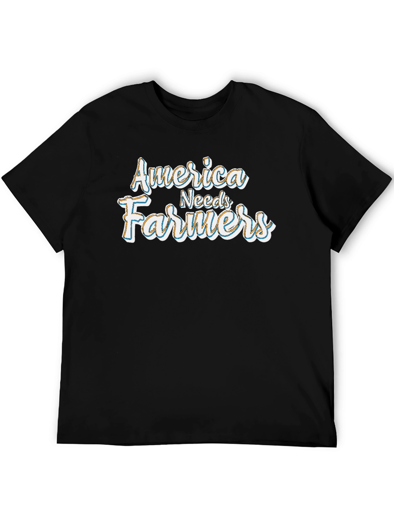 America Needs Farmers Graphic T-Shirt