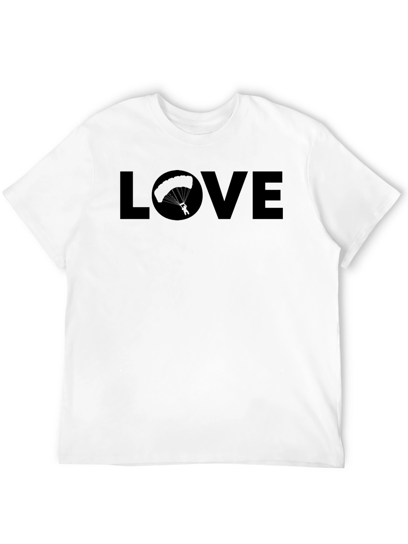 Love Parachute Graphic Tee - Black