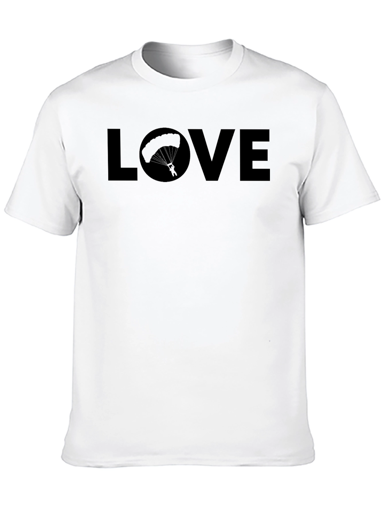 Love Parachute Graphic Tee - Black