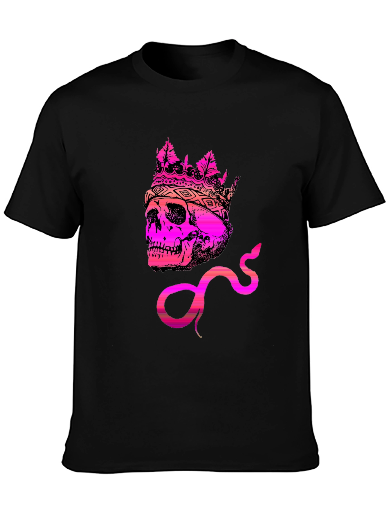 Skull King Snake Graphic Tee