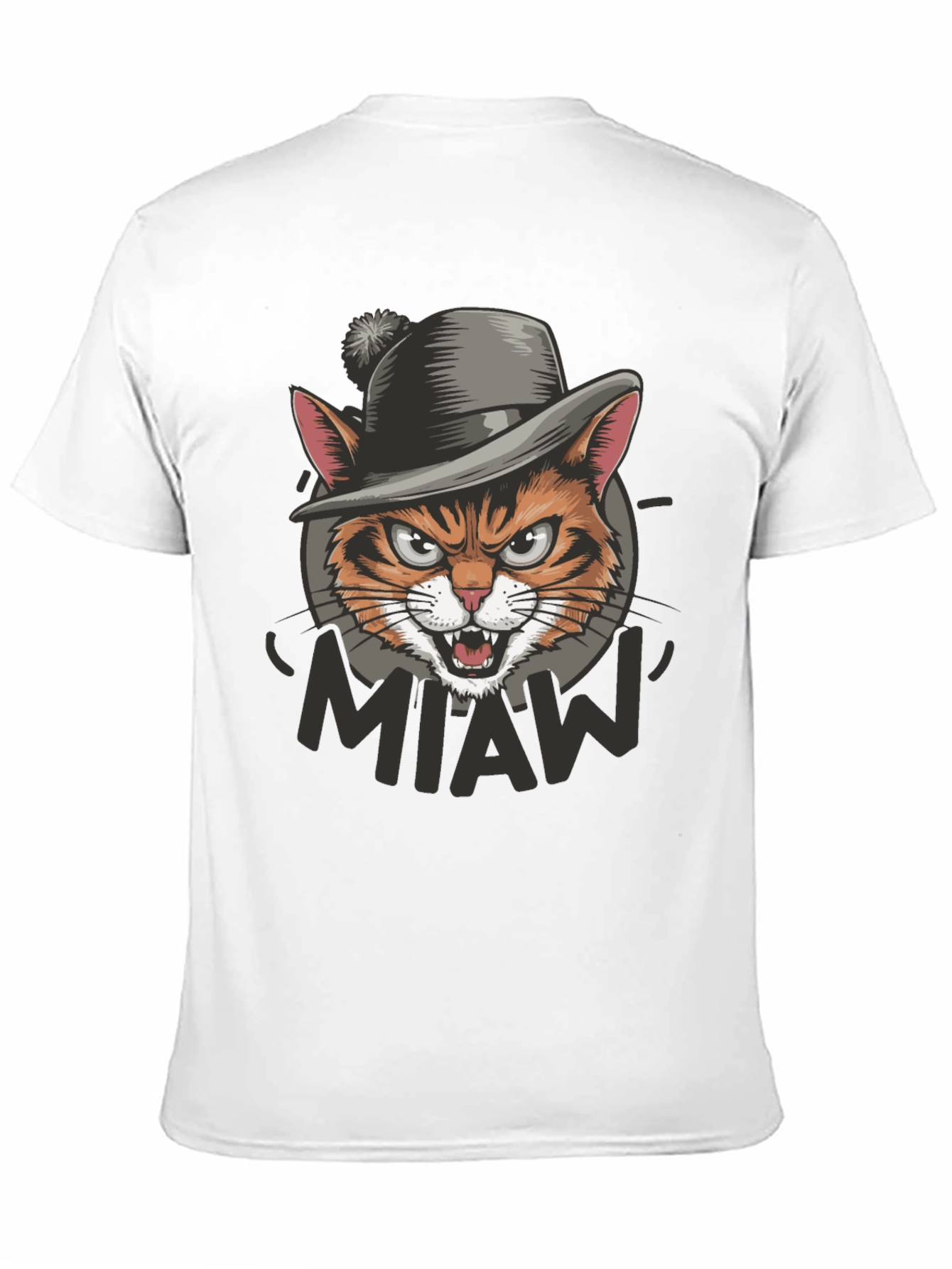 Cool Cat Miaw Graphic T-Shirt