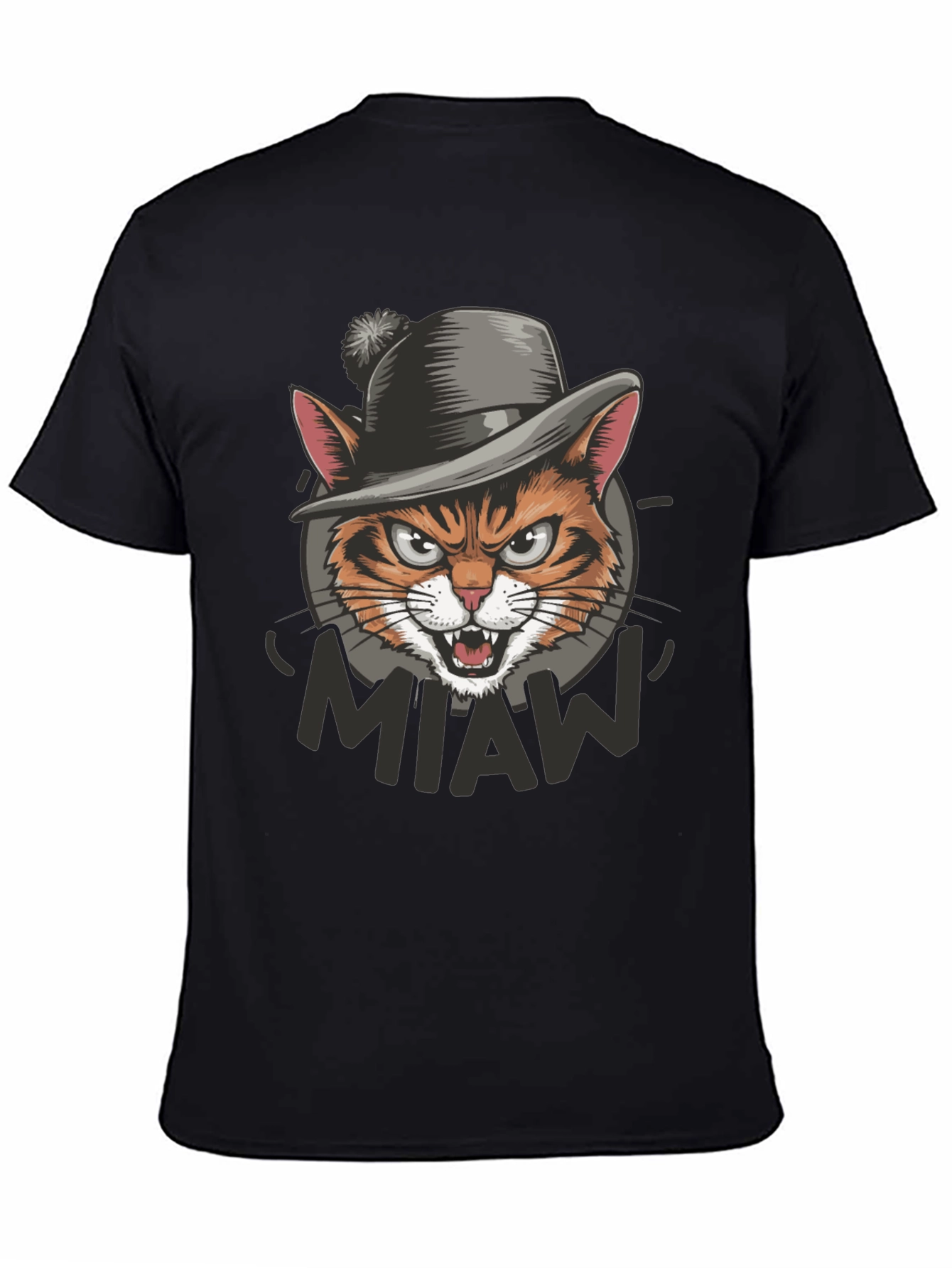 Cool Cat Miaw Graphic T-Shirt