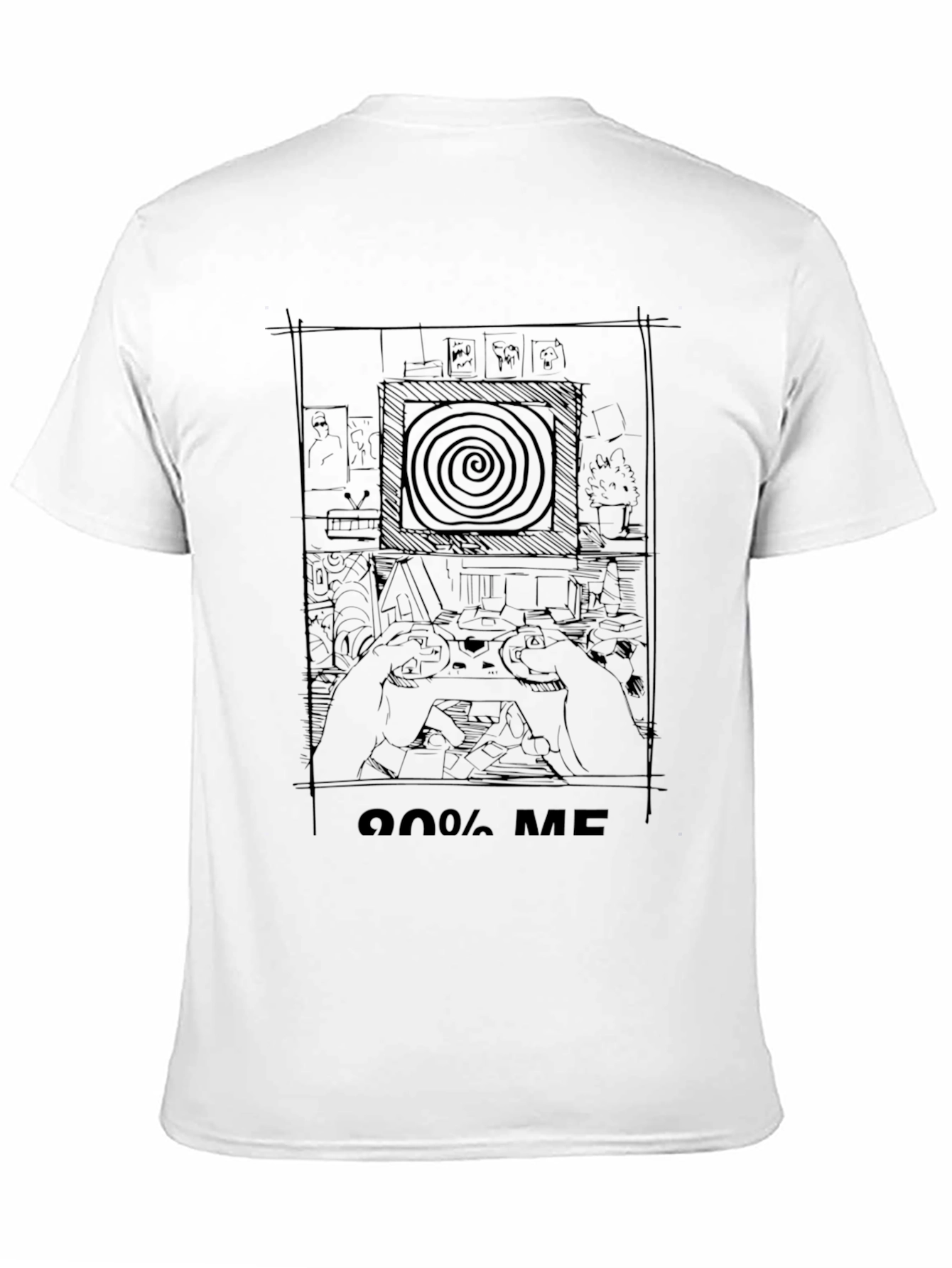 90% ME T-Shirt - Gamer Style Tee
