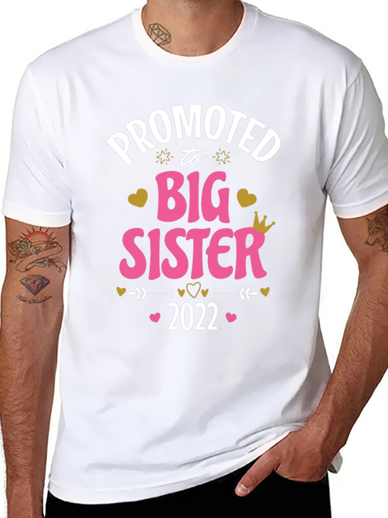 Promoted to Big Sister 2022 T-Shirt