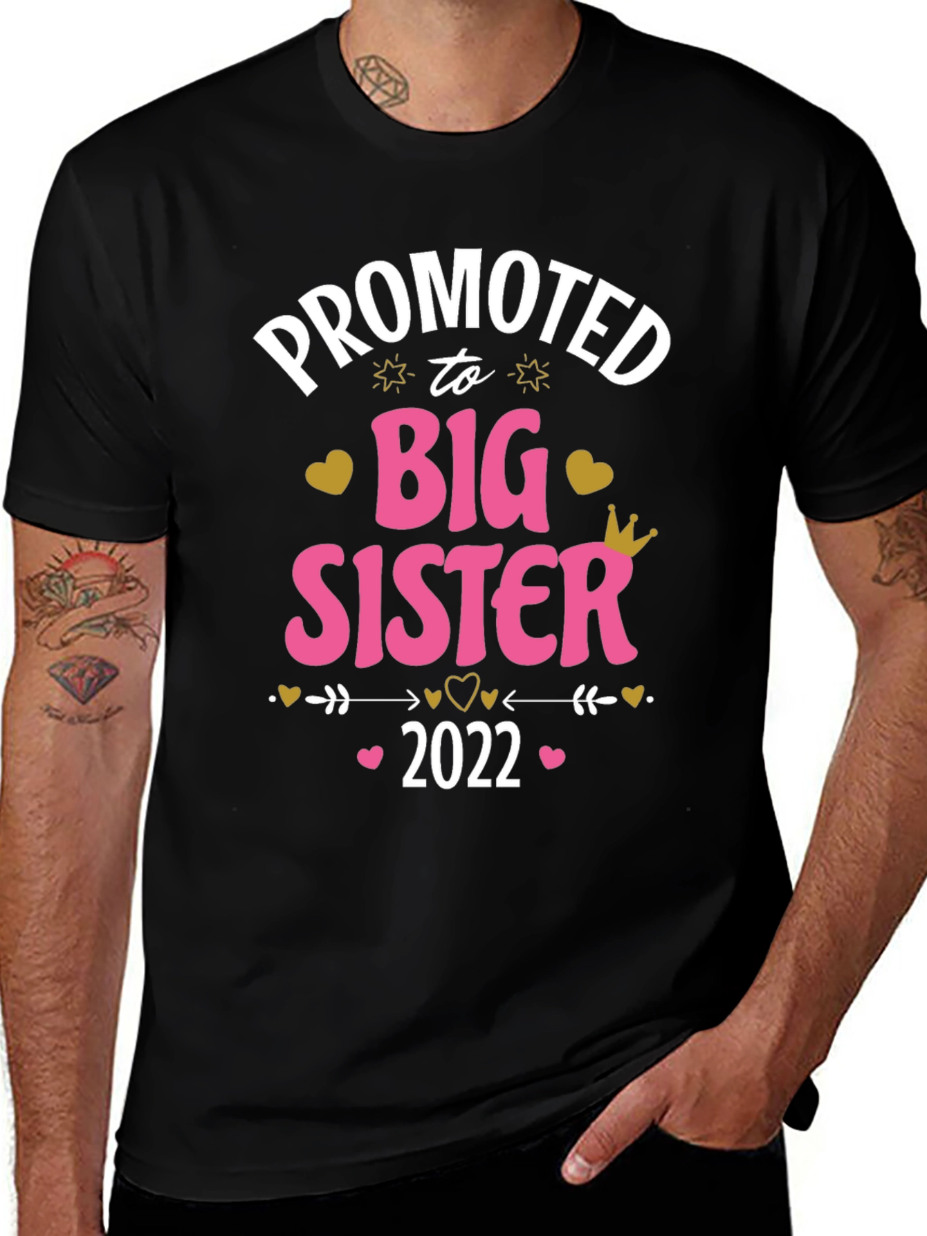 Promoted to Big Sister 2022 T-Shirt