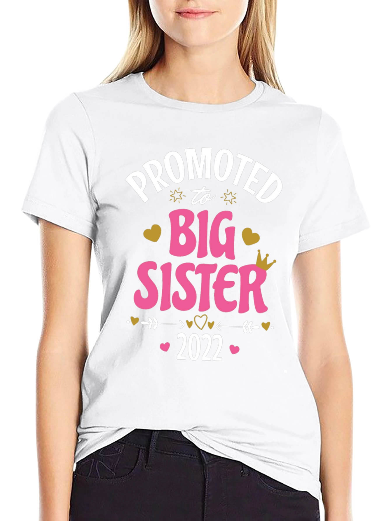 Promoted to Big Sister 2022 T-Shirt