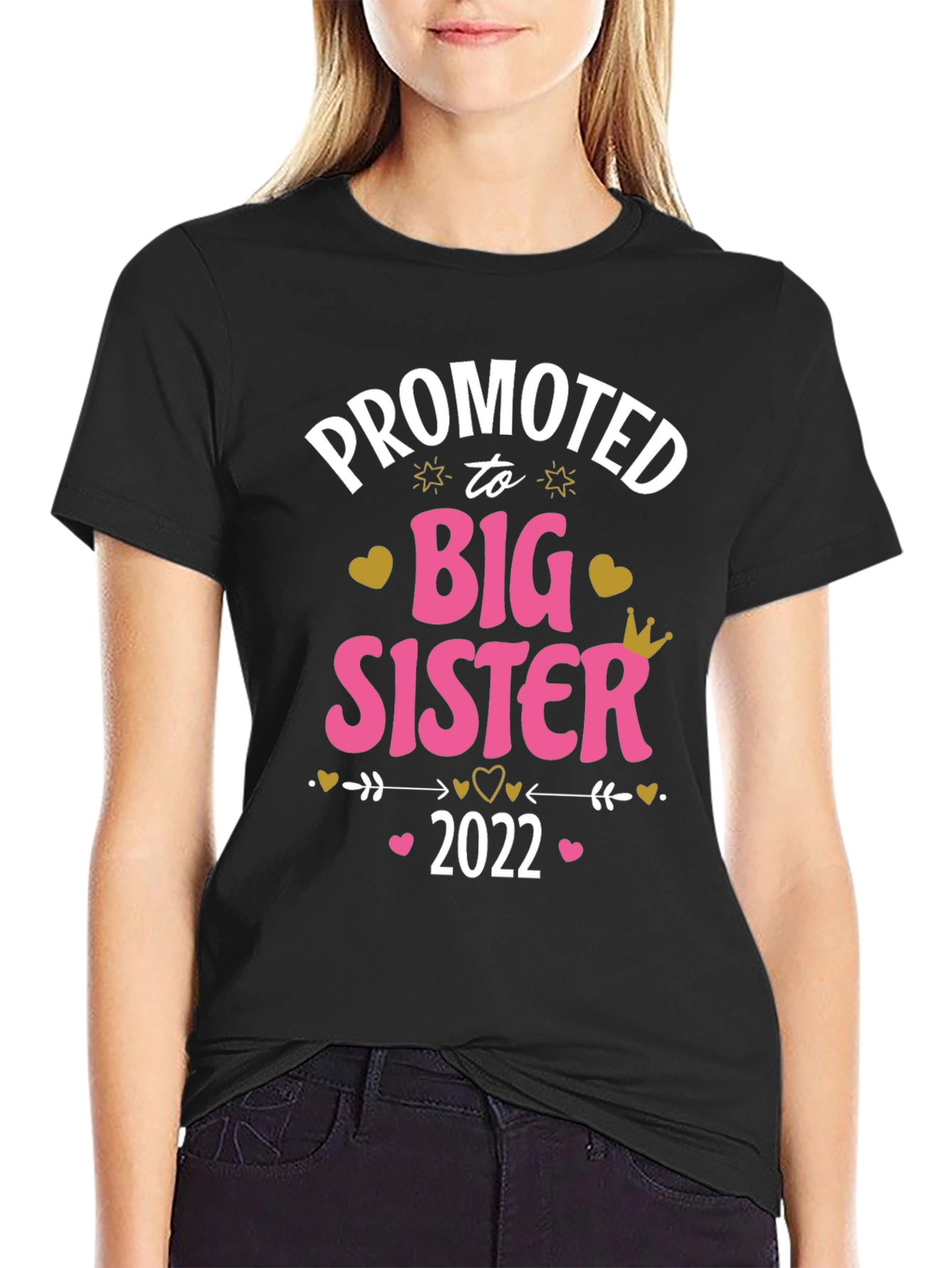 Promoted to Big Sister 2022 T-Shirt