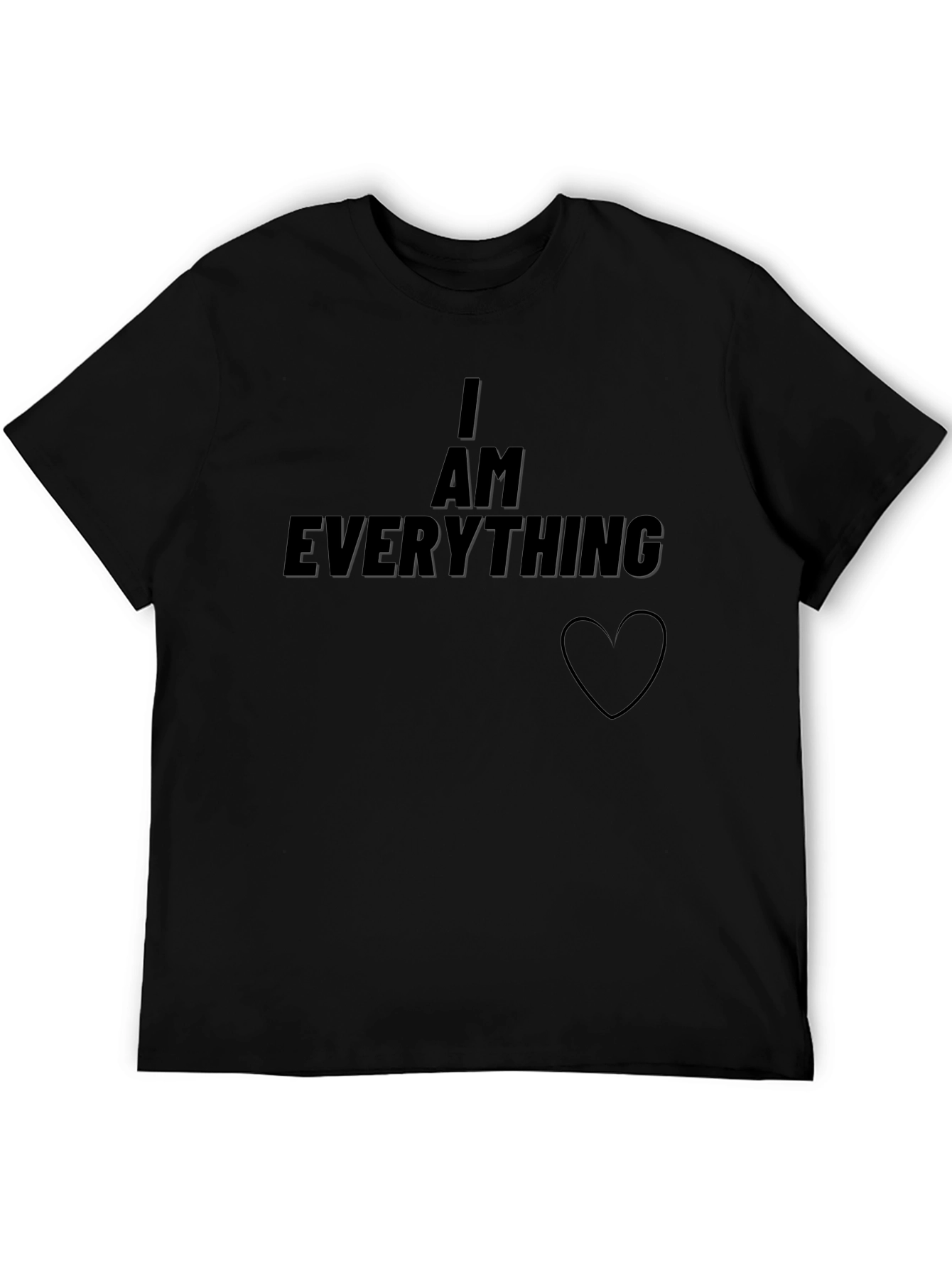 I Am Everything Graphic Tee - Black T-Shirt
