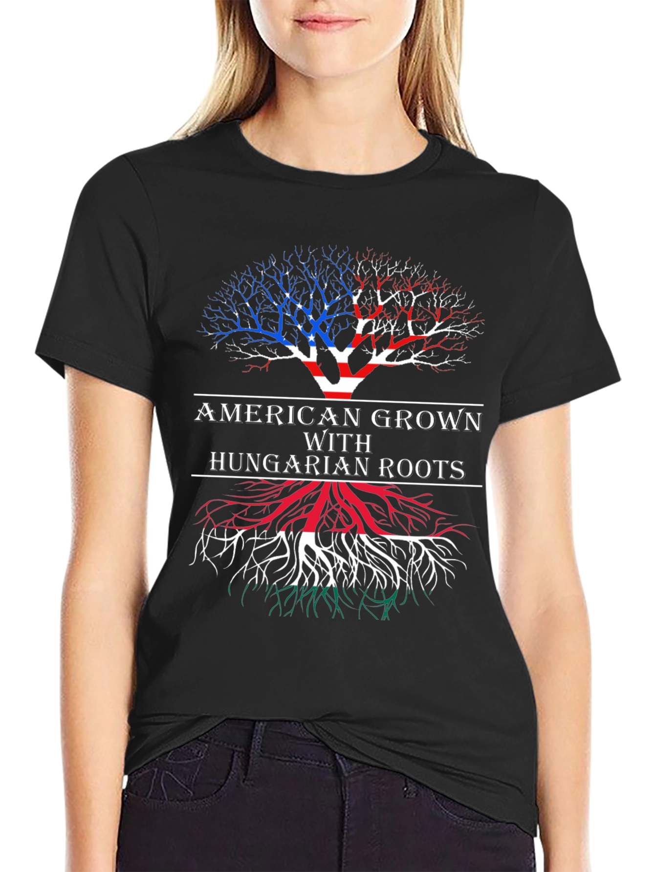 American Grown Hungarian Roots T-Shirt
