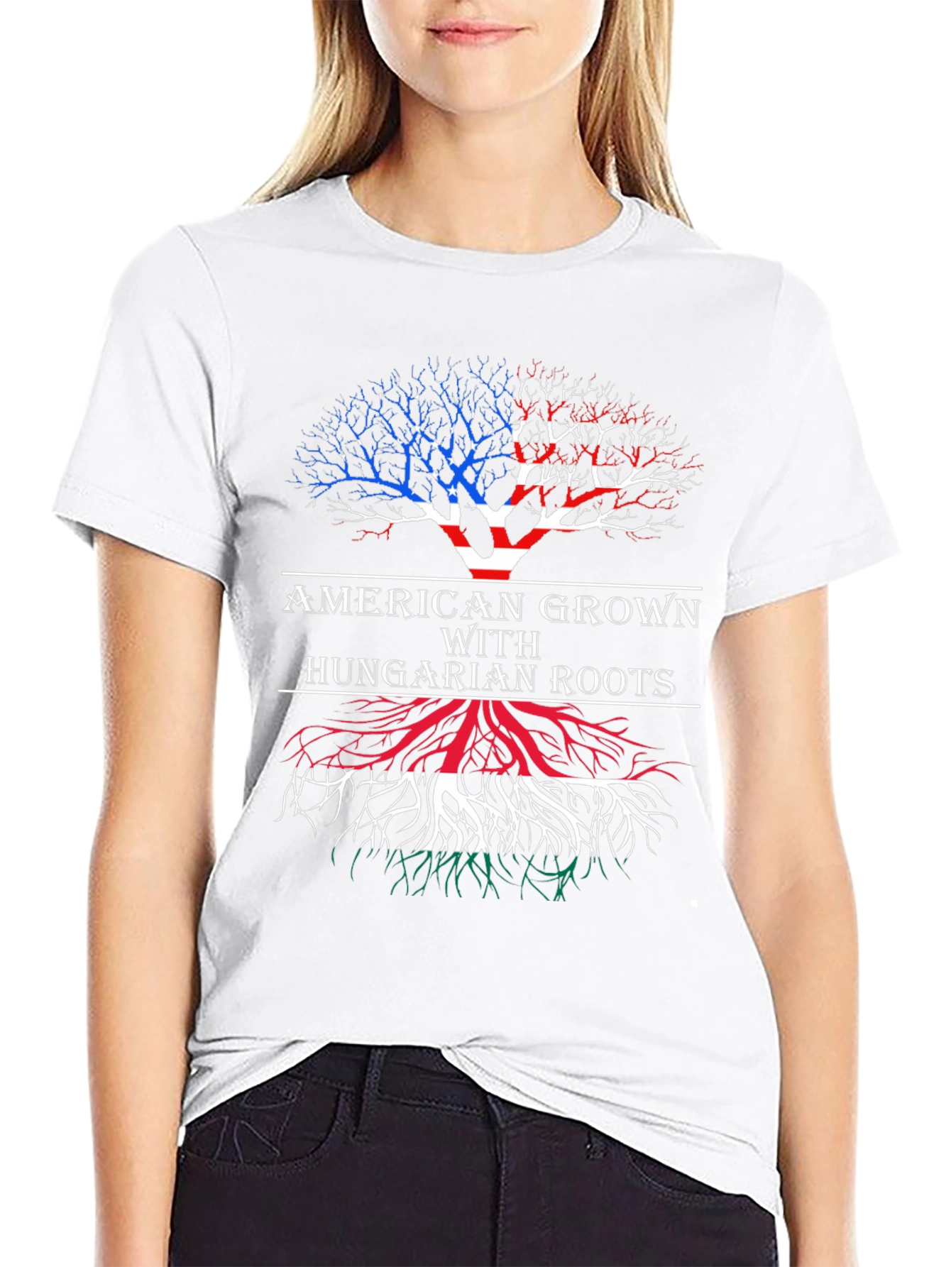 American Grown Hungarian Roots T-Shirt