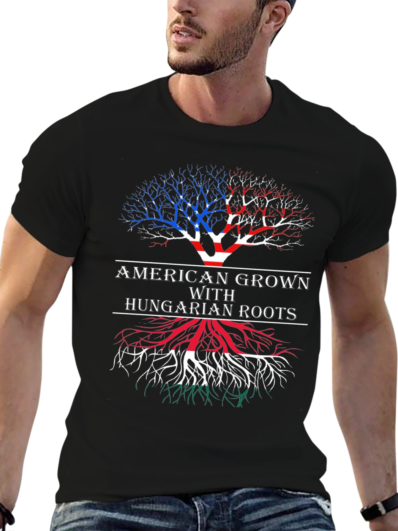 American Grown Hungarian Roots T-Shirt