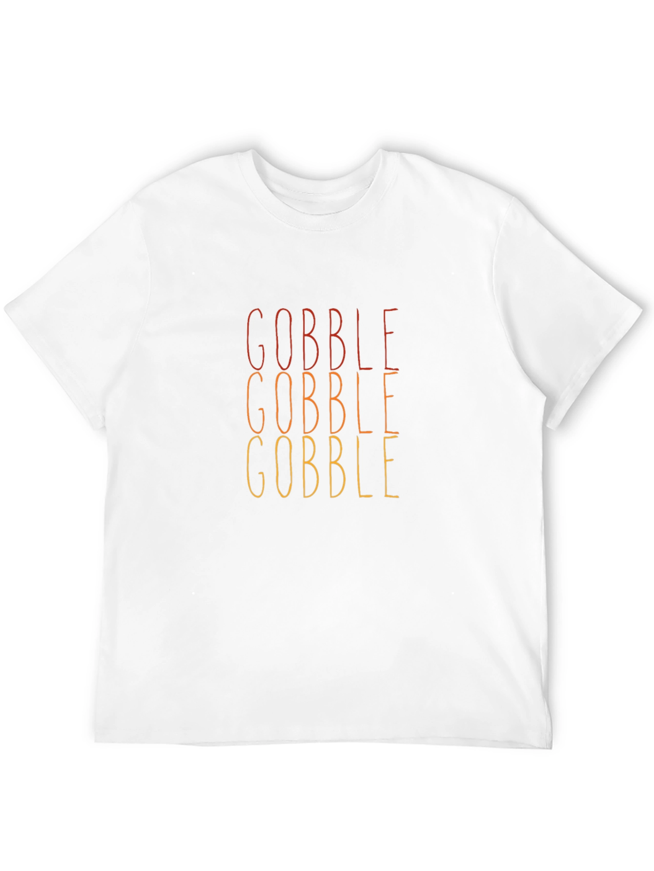 Gobble Text Graphic Black T-Shirt