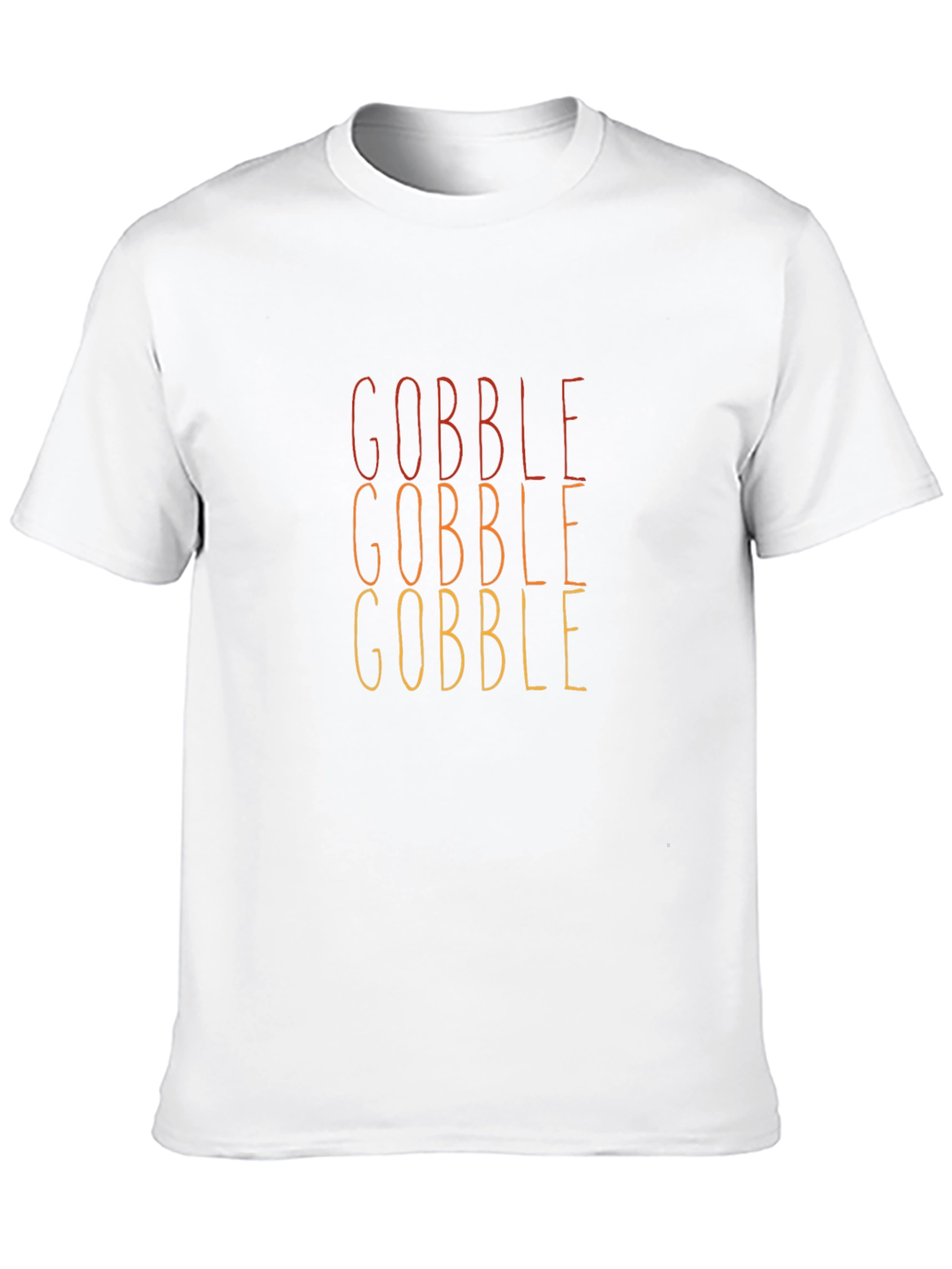 Gobble Text Graphic Black T-Shirt