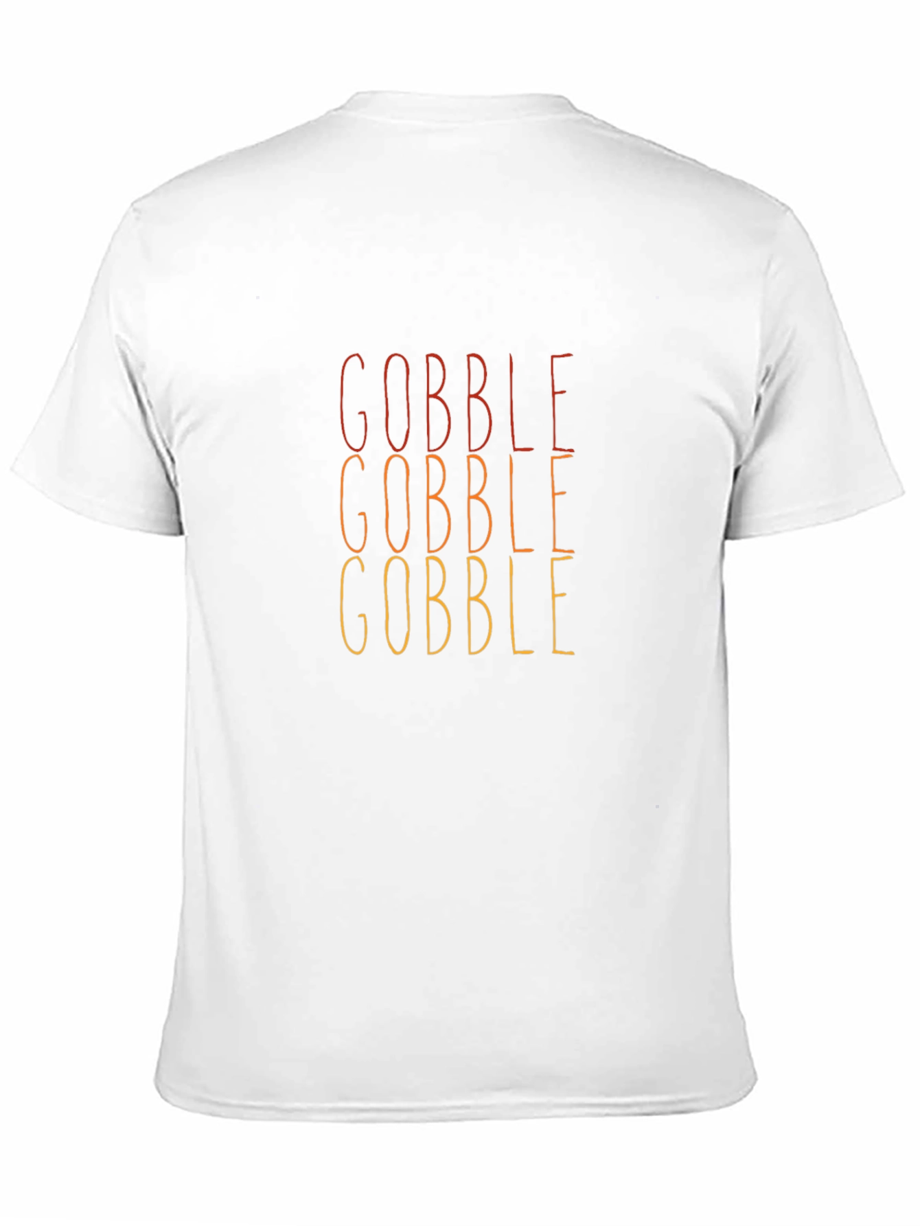 Gobble Text Graphic Black T-Shirt