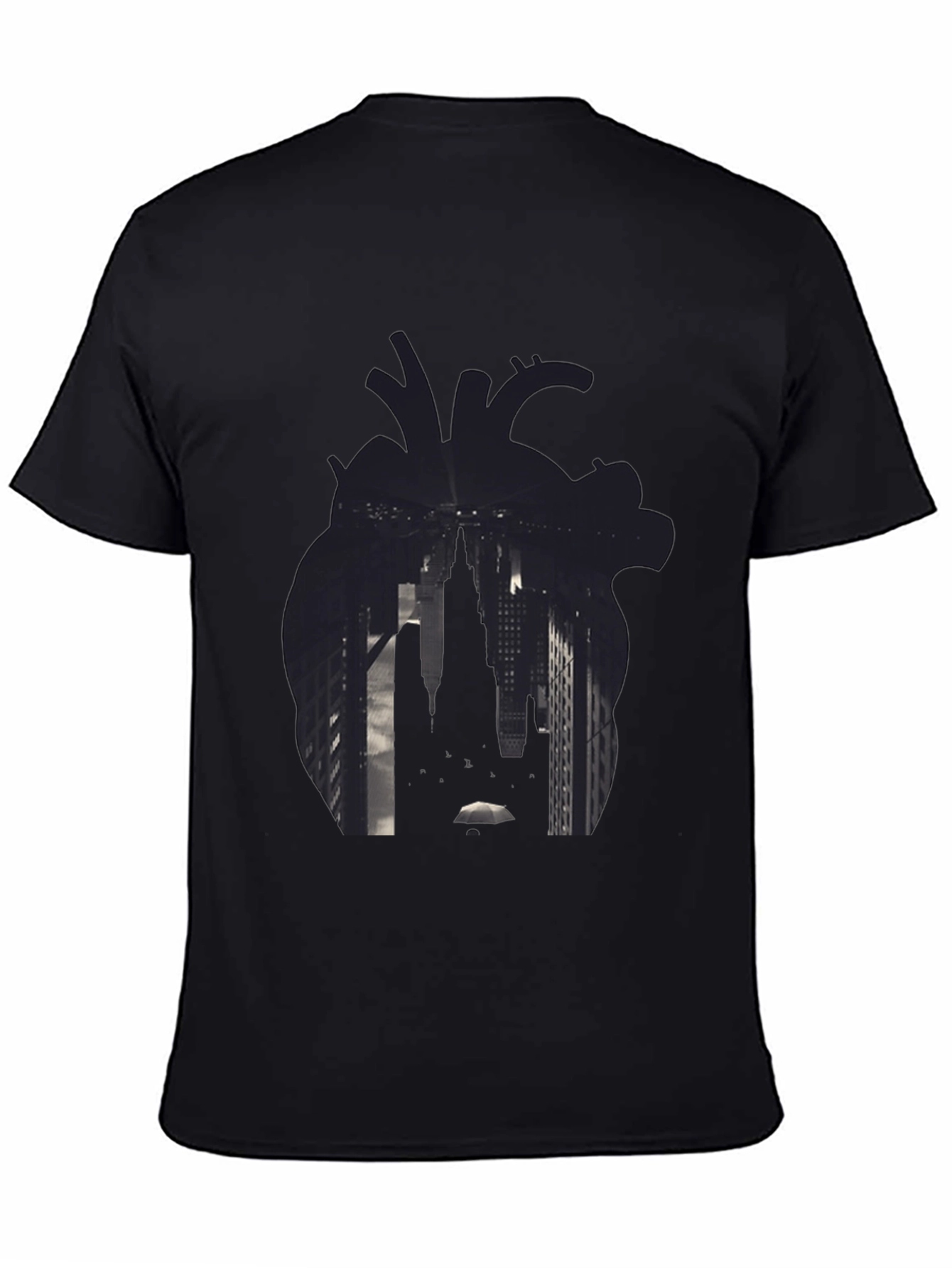 Heart Cityscape Graphic T-Shirt