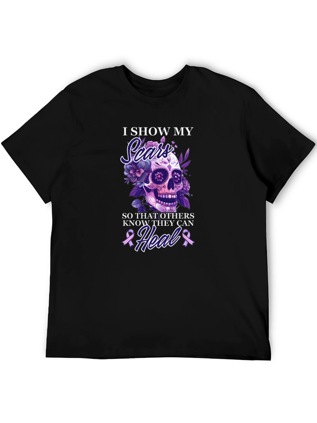 I Show My Scars T-Shirt: Awareness & Healing