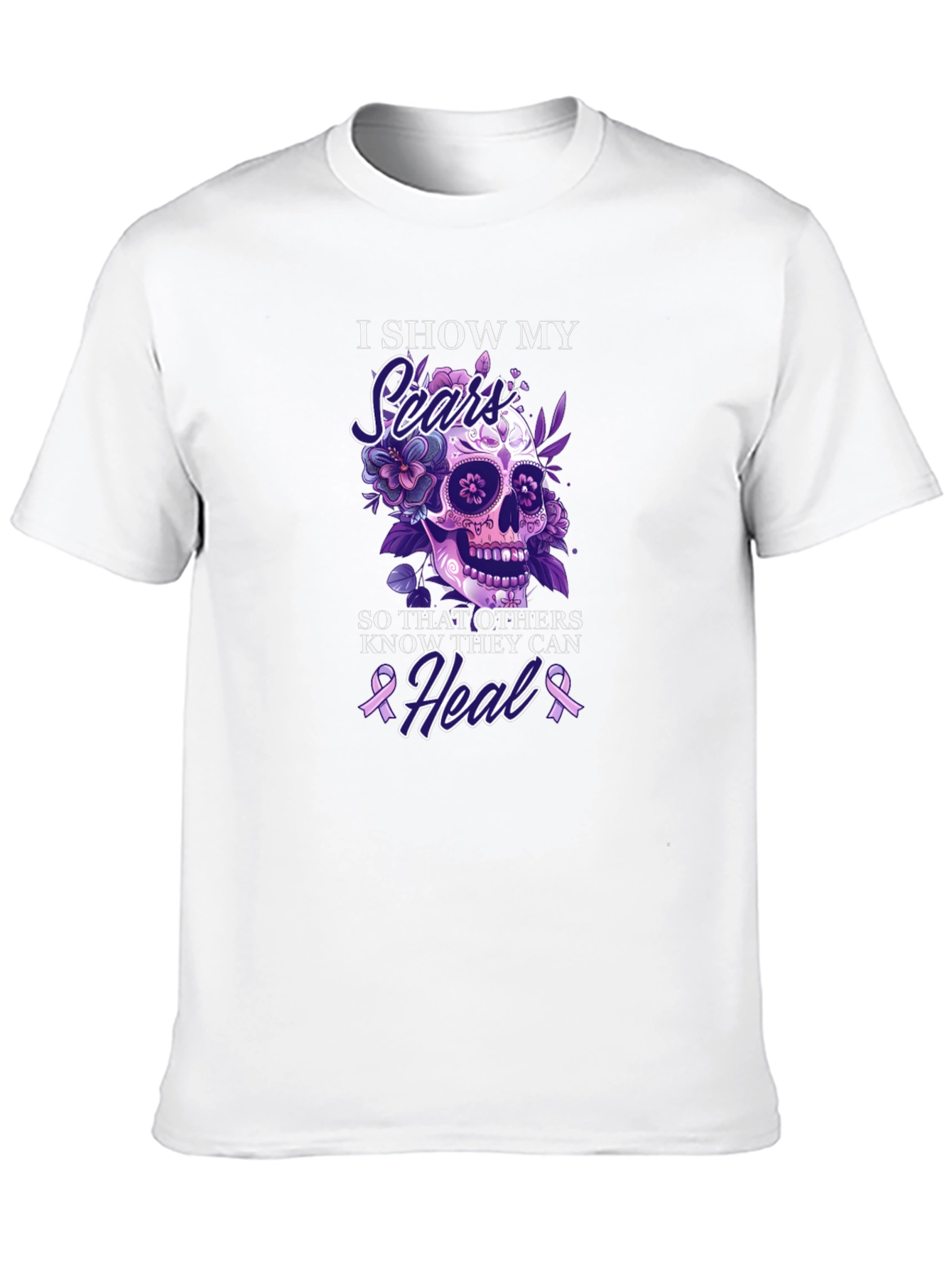 I Show My Scars T-Shirt: Awareness & Healing