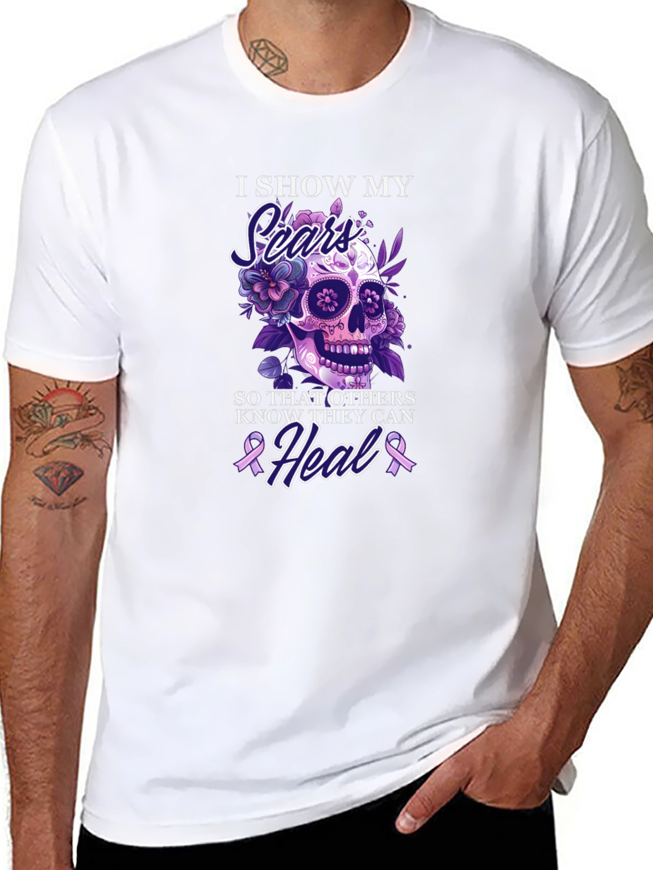 I Show My Scars T-Shirt: Awareness & Healing