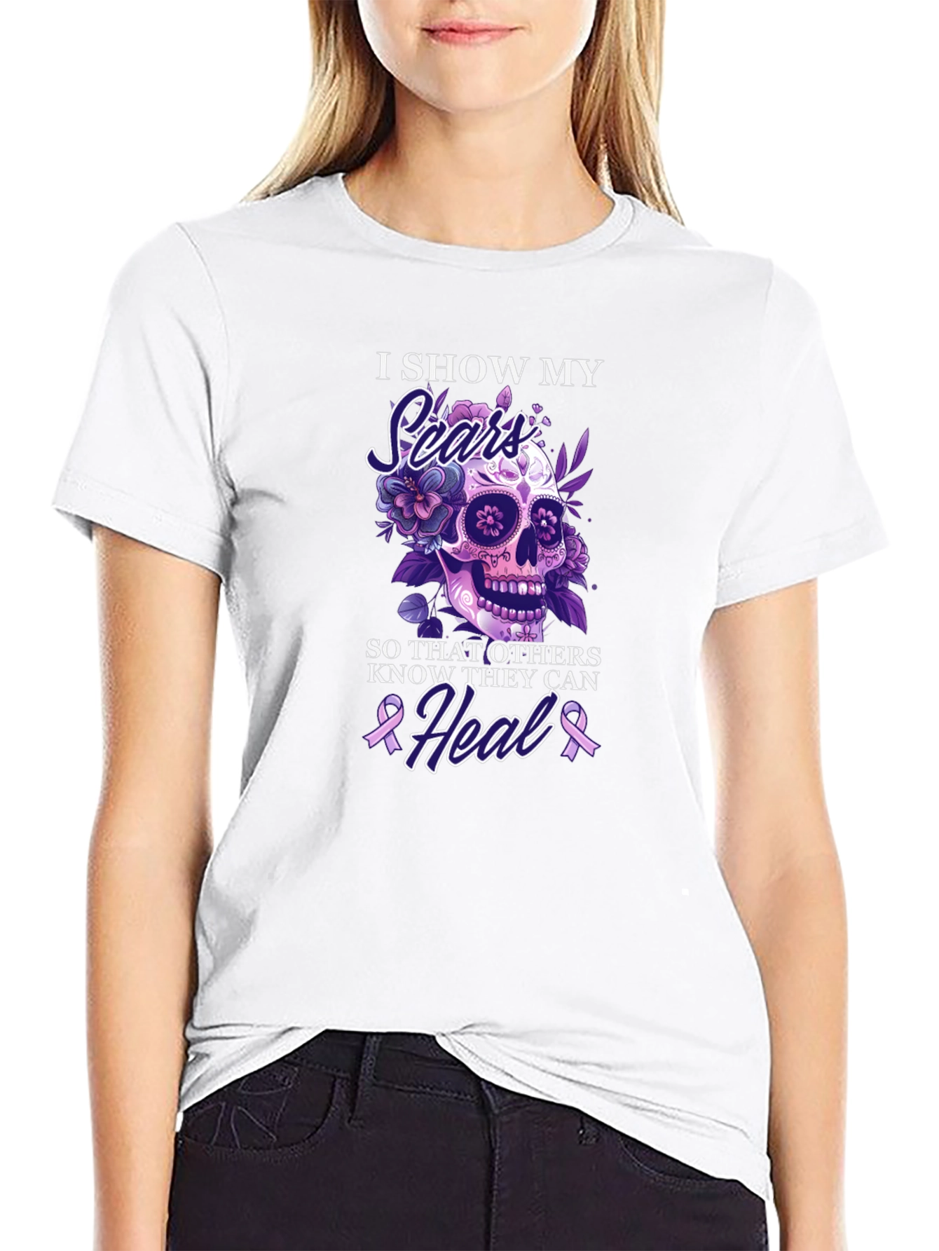 I Show My Scars T-Shirt: Awareness & Healing