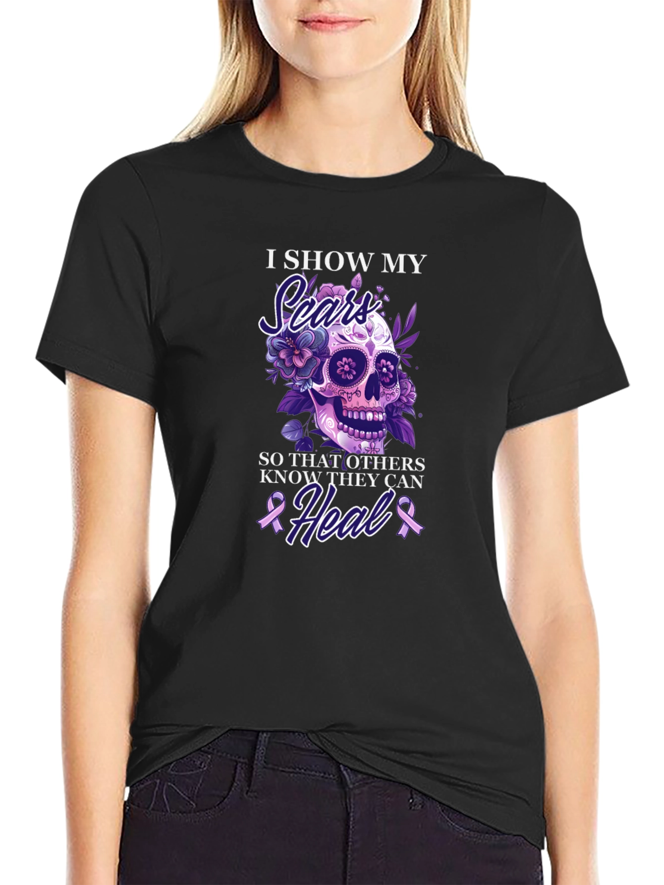 I Show My Scars T-Shirt: Awareness & Healing