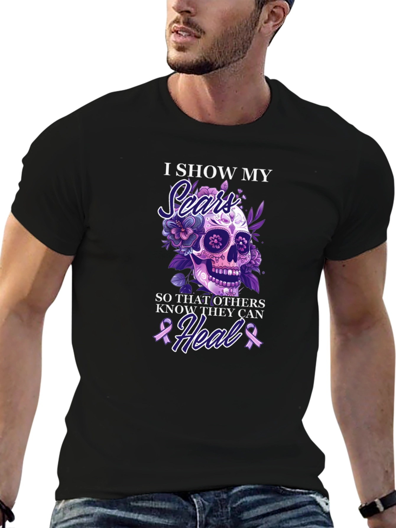 I Show My Scars T-Shirt: Awareness & Healing